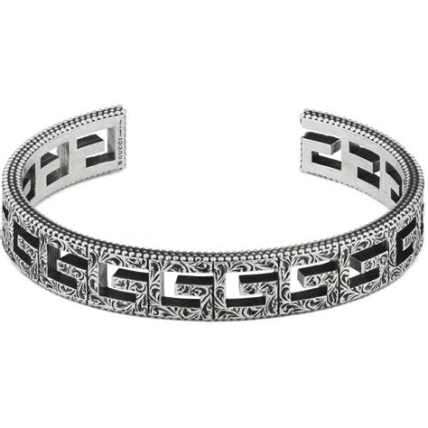 gucci silver bangles